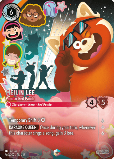 Meilin Lee - Popular Red Panda (Enchanted) 240/204 card from Attack of the Vine!