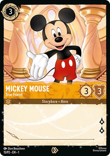 Mickey Mouse - True Friend 15 card from Disney Lorcana Promo Cards
