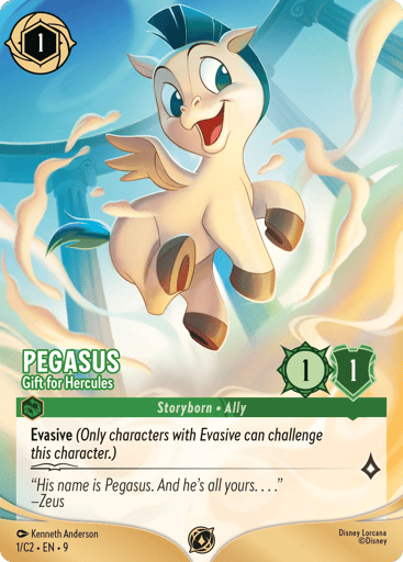 Pegasus - Gift for Hercules (1) 1 card from Disney Lorcana Promo Cards