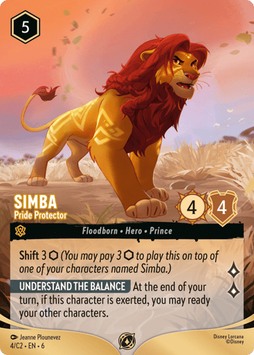 Simba - Pride Protector (Foil) 4 card from Disney Lorcana Promo Cards