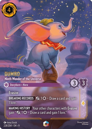 Dumbo - Ninth Wonder of the Universe (Enchanted) 228/204 card from Fabled