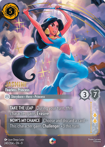 Jasmine - Fearless Princess (Enchanted) 240/204 card from Fabled