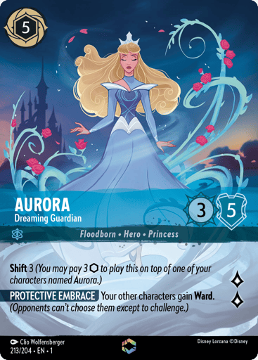 Aurora - Dreaming Guardian (Enchanted) 213/204 card from The First Chapter