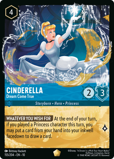Cinderella - Dream Come True 155/204 card from Whispers in the Well