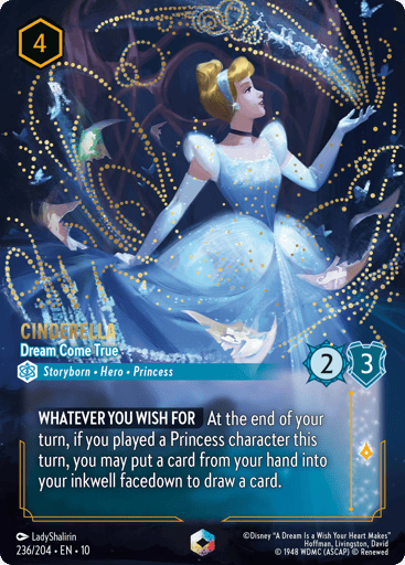 Cinderella - Dream Come True (Enchanted) 236/204 card from Whispers in the Well