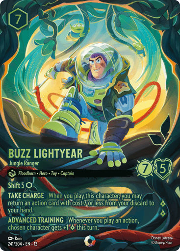 Buzz Lightyear - Jungle Ranger (Iconic) 241/204 card from Wilds Unknown
