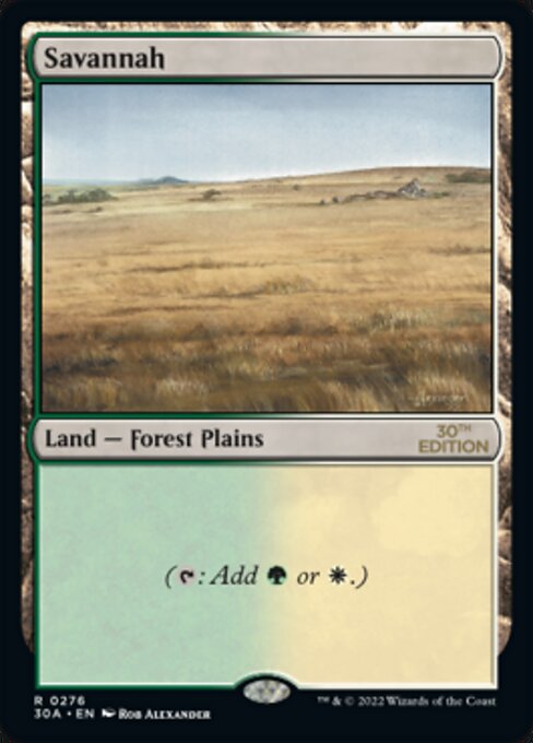 Savannah 276 card from 30th Anniversary Edition
