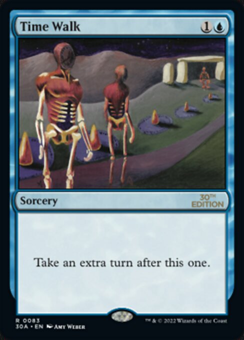 Time Walk 83 card from 30th Anniversary Edition