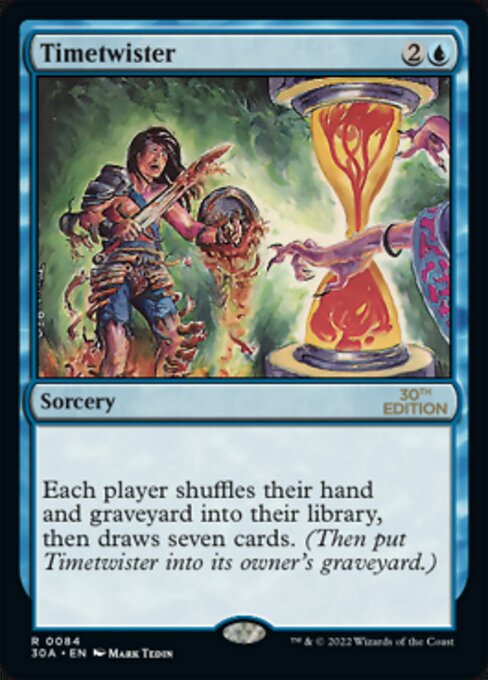 Timetwister 84 card from 30th Anniversary Edition