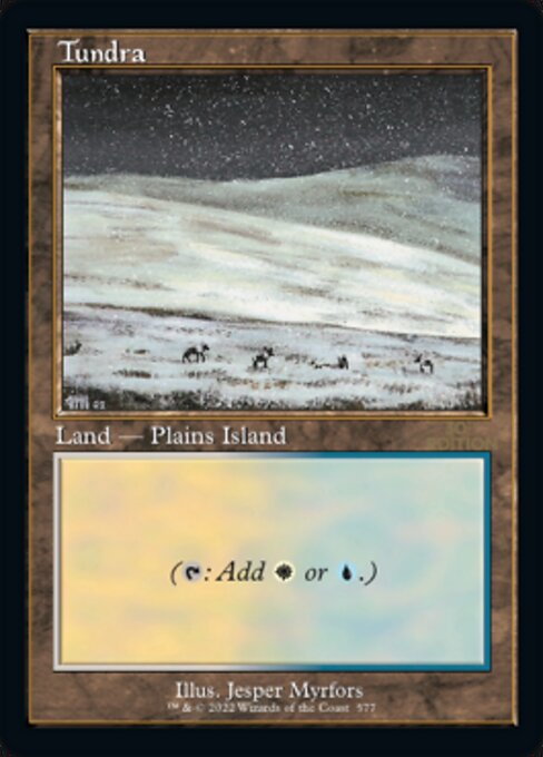 Tundra (Retro Frame) 577 card from 30th Anniversary Edition