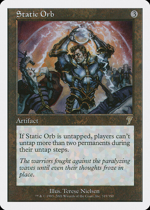 Static Orb 319 card from 7th Edition