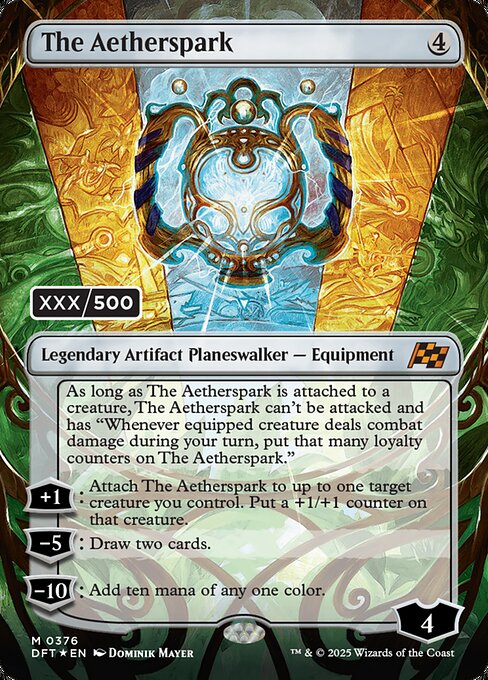 The Aetherspark (Serial Numbered) 376 card from Aetherdrift