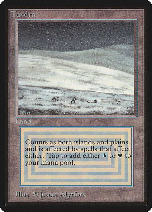 Tundra card from Beta Edition
