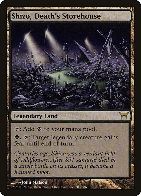 Shizo, Death's Storehouse 283 card from Champions of Kamigawa