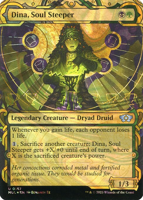 Dina, Soul Steeper (Serial Numbered) 167 card from March of the Machine: Multiverse Legends