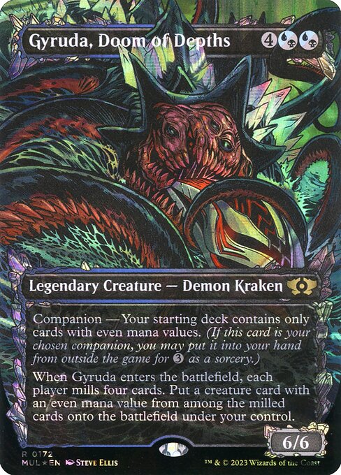 Gyruda, Doom of Depths (Serial Numbered) 172 card from March of the Machine: Multiverse Legends