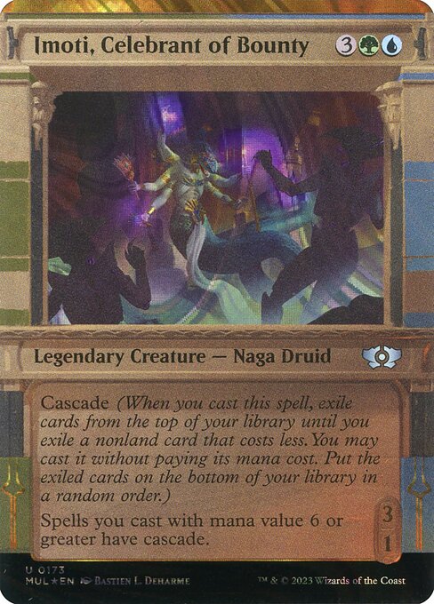 Imoti, Celebrant of Bounty (Serial Numbered) 173 card from March of the Machine: Multiverse Legends