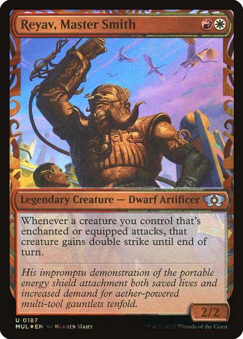 Reyav, Master Smith (Serial Numbered) 187 card from March of the Machine: Multiverse Legends