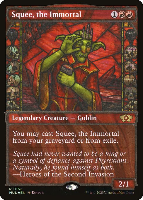 Squee, the Immortal (Serial Numbered) 152 card from March of the Machine: Multiverse Legends
