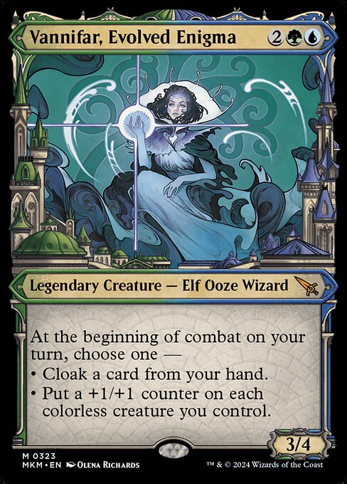 Vannifar, Evolved Enigma (Serial Numbered) 323 card from Murders at Karlov Manor