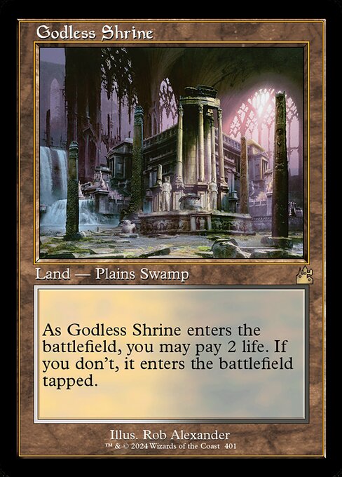 Godless Shrine (Retro Frame) (Serial Numbered) 401 card from Ravnica Remastered