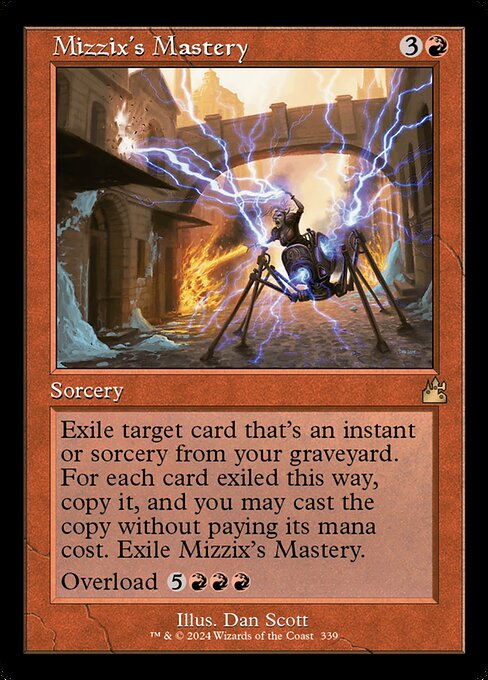 Mizzix's Mastery (Retro Frame) (Serial Numbered) 339 card from Ravnica Remastered