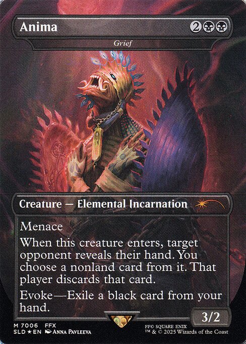 Anima - Grief (Rainbow Foil) 7006 card from Secret Lair Drop Series