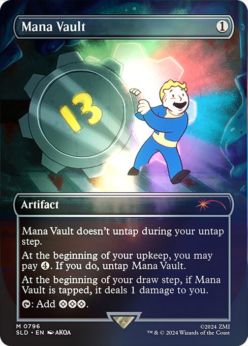 Mana Vault (Rainbow Foil) 796 card from Secret Lair Drop Series