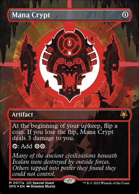 Mana Crypt (0017e) (Borderless) 17e card from Special Guests