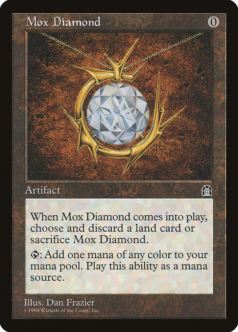 Mox Diamond card from Stronghold