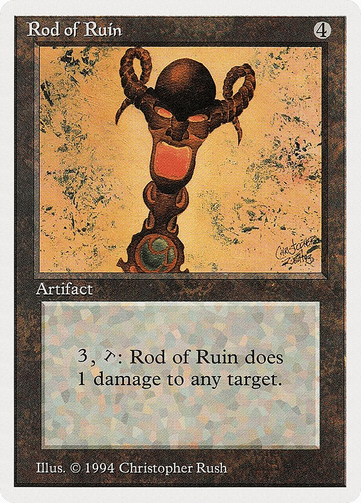 Rod of Ruin 273 card from Summer Magic