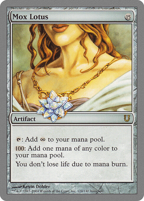 Mox Lotus (Alternate Foil) 124 card from Unhinged