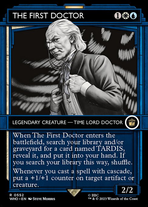 The First Doctor (Serial Numbered) 552 card from Universes Beyond: Doctor Who