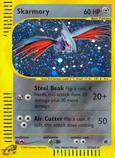 Skarmory (27) 027/165 card from Expedition