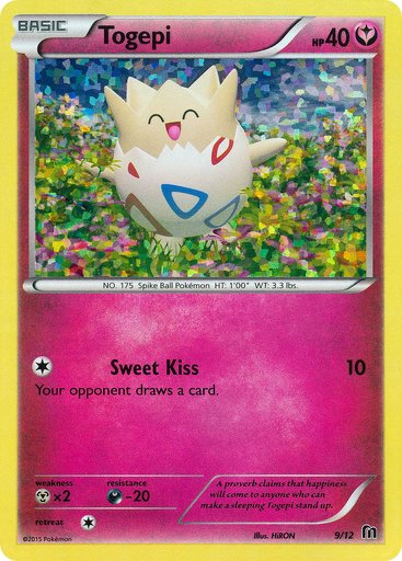Togepi 009/012 card from McDonald's Promos 2016