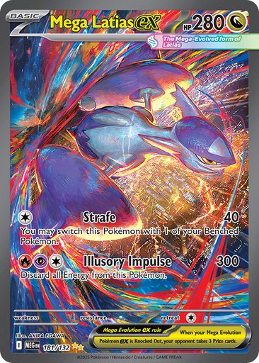 Mega Latias ex 181/132 card from ME01: Mega Evolution