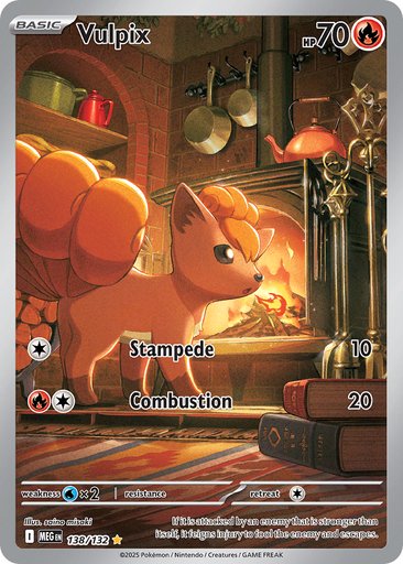 Vulpix 138/132 card from ME01: Mega Evolution