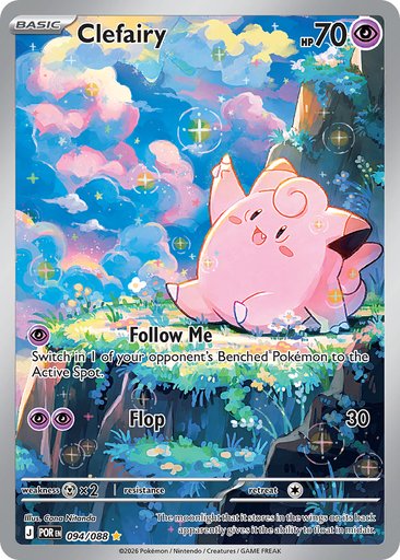Clefairy 094/088 card from ME03: Perfect Order