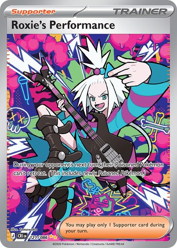 Roxie's Performance 121/086 card from ME04: Chaos Rising