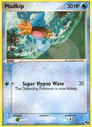 Mudkip 011/017 card from POP Series 4