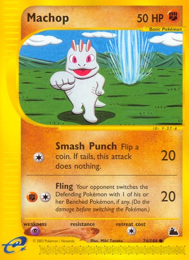 Machop 074/144 card from Skyridge