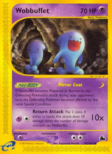 Wobbuffet 045/144 card from Skyridge