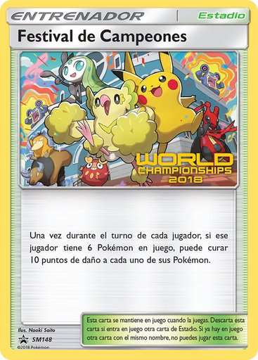 Champions Festival (World Championships 2018) SM148 card from SM Promos
