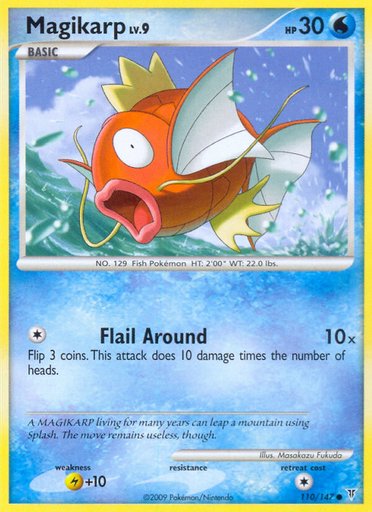 Magikarp 110 card from Supreme Victors