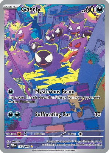Gastly 177/162 card from SV05: Temporal Forces