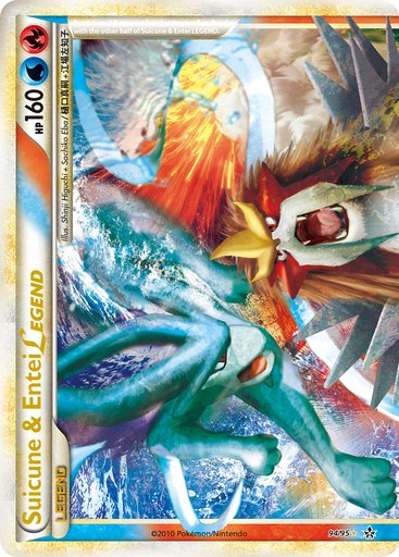 Suicune & Entei Legend (Top) 94/95 card from Unleashed