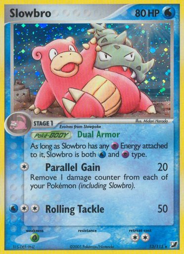 Slowbro 13/115 card from Unseen Forces