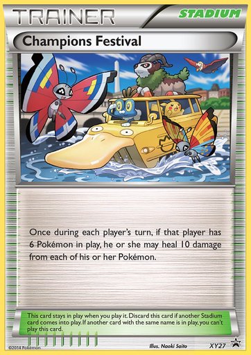 Champions Festival (2014) XY27 card from XY Promos