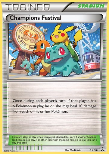 Champions Festival (2016) XY176 card from XY Promos