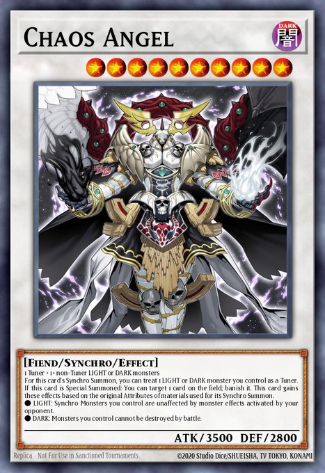 Chaos Angel BLGG-EN143 card from Battles of Legend: Glorious Gallery